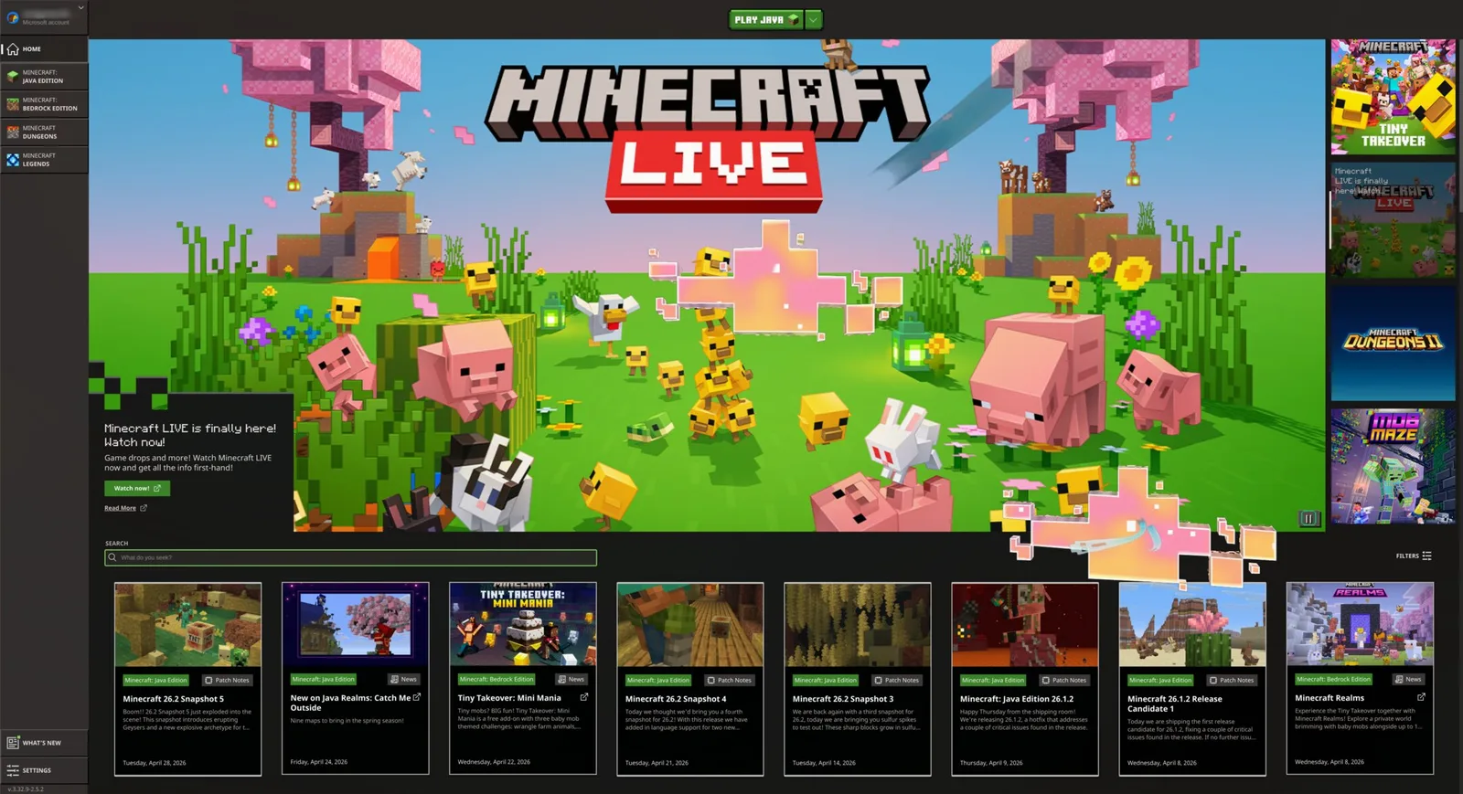 Omarchy پر چلتا Minecraft