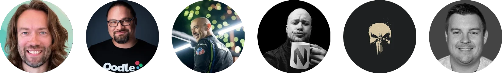 DHH، Ryan Hughes، Tobi Lütke، Bjarne Øverli، HANCORE اور Spencer Bull